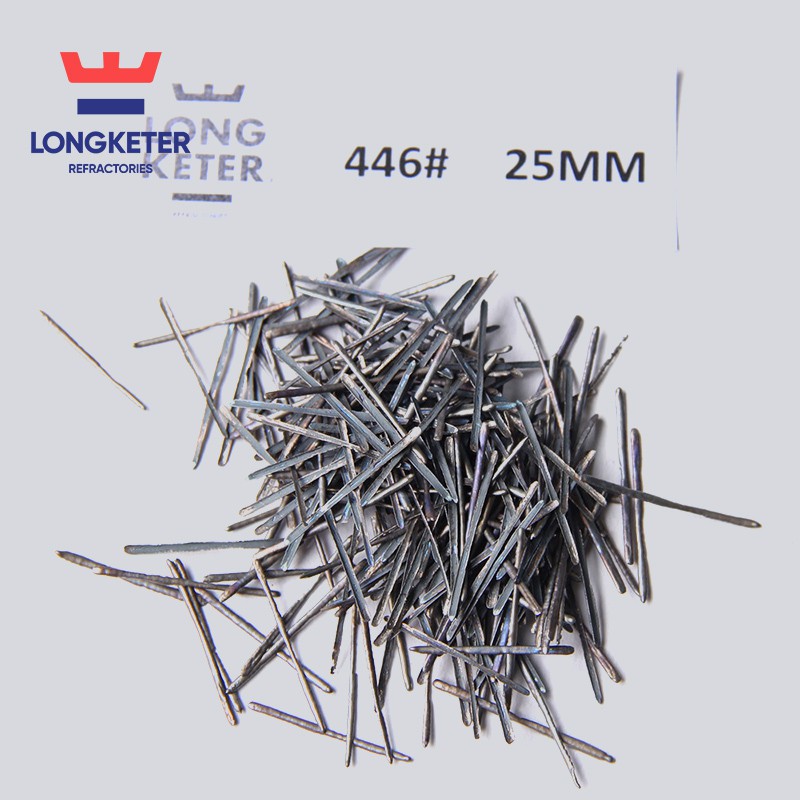 الیاف فولادی ضد زنگ برای نسوز